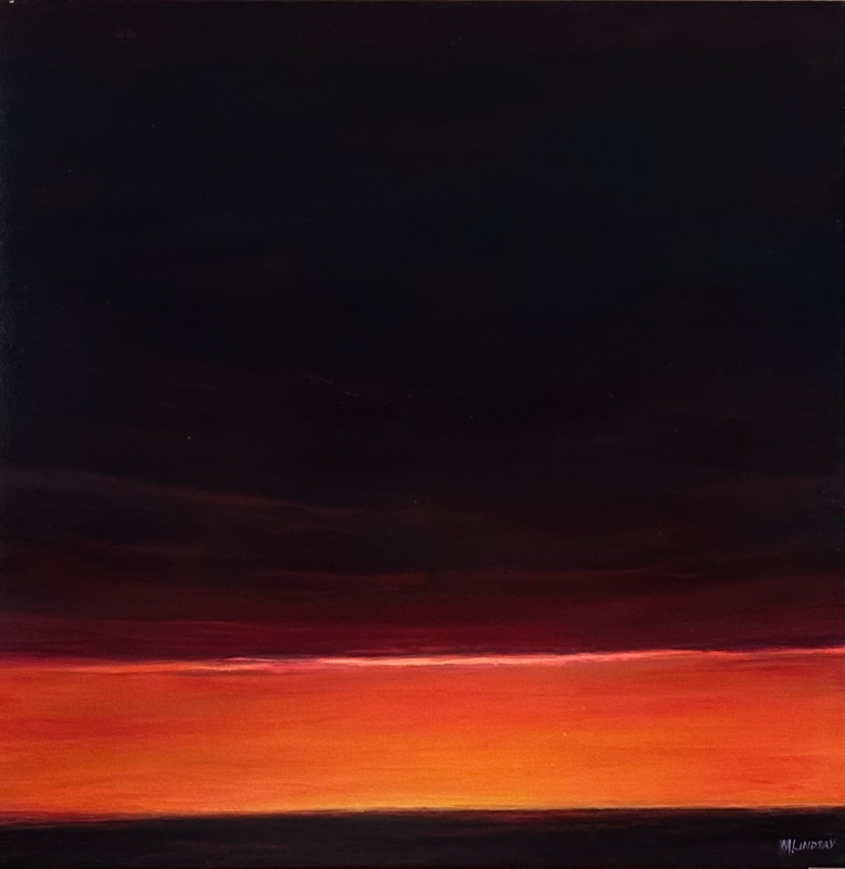 Heavy Red by artist Marjorie Lindsay